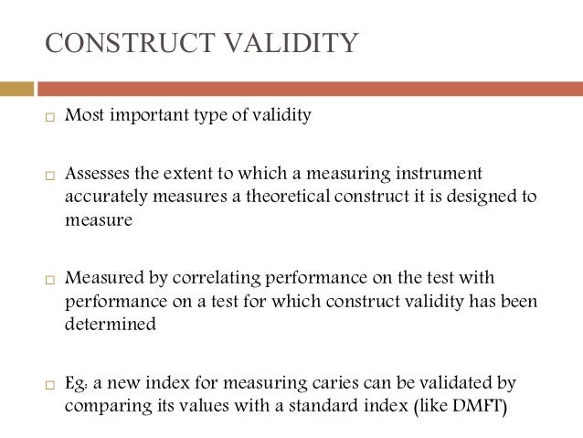 Dissertation reliability and validity
